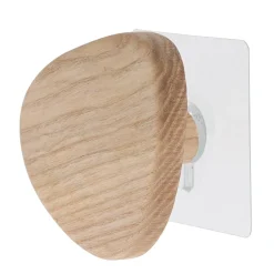 Rangement Salle De Bain|TENDANCE Patère murale adhésive (D9,5 cm) Galet Naturel