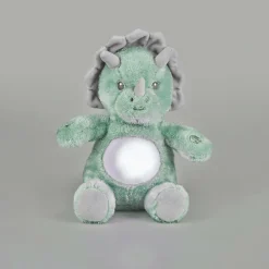 Jouet, Cadeau De Naissance|OSTARIA Peluche veilleuse et musicale bébé Dino e Vert