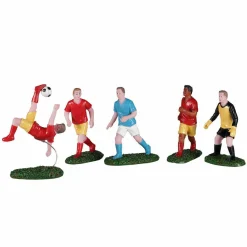 Village De Noël Lemax|LEMAX Personnages Joueurs de foot