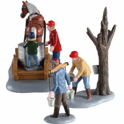 Village De Noël Lemax|LEMAX Personnages La récolte du sirop d'érable