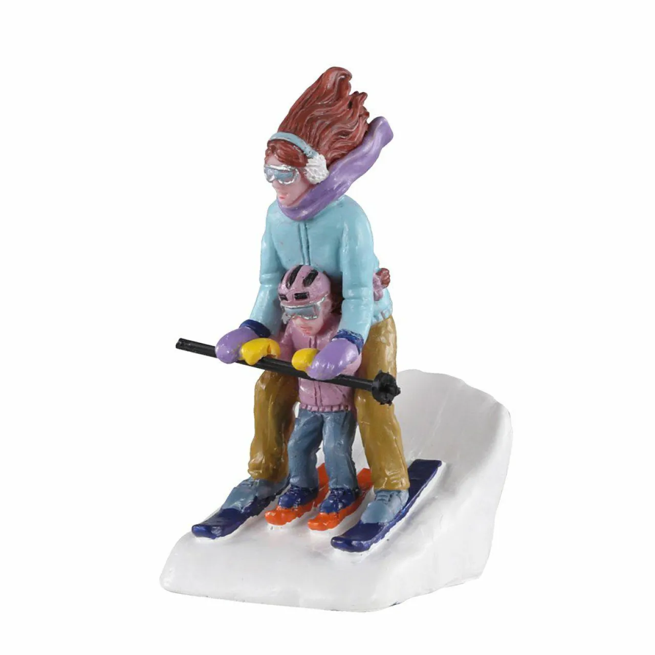 Village De Noël Lemax|LEMAX Personnages Maman et moi au ski