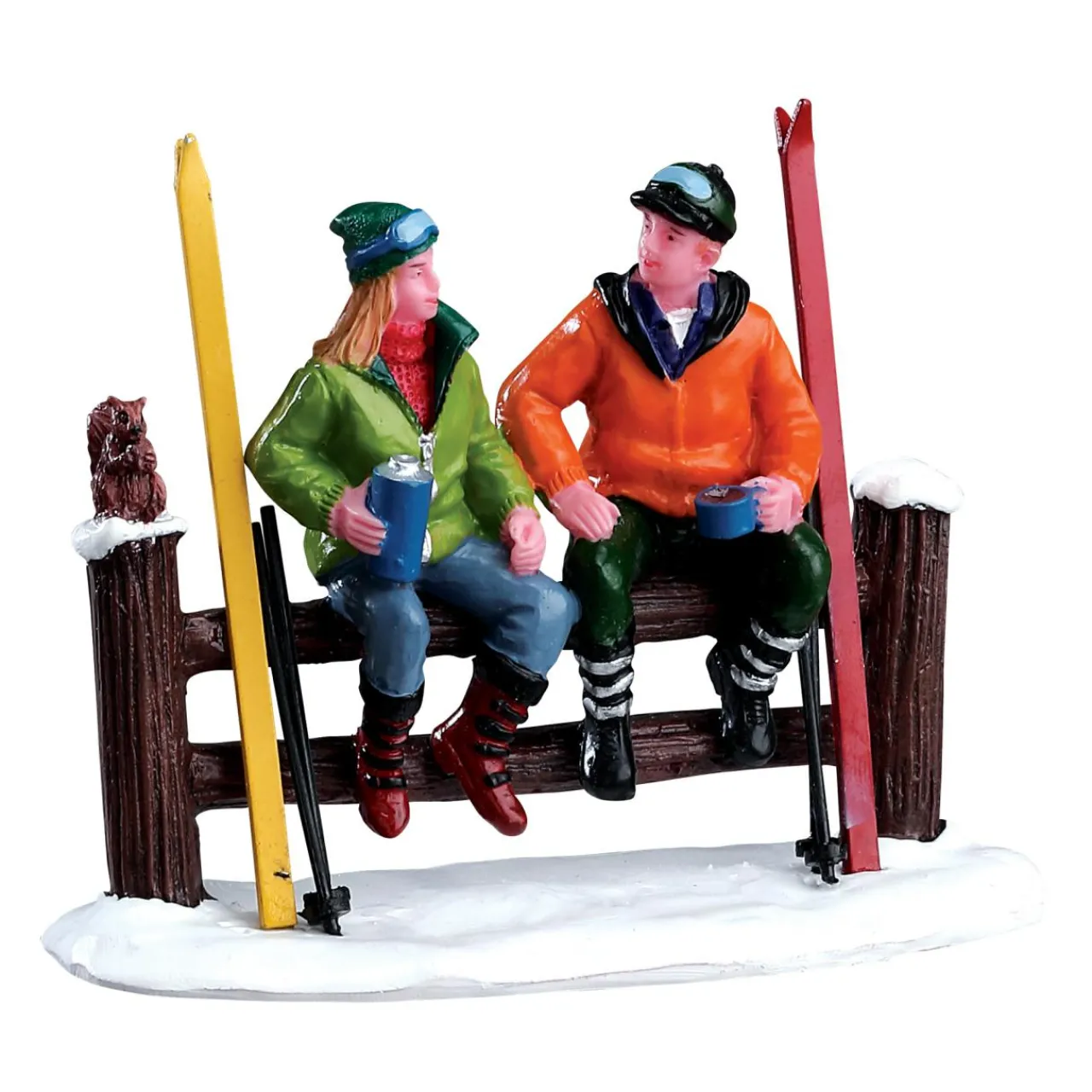 Village De Noël Lemax|LEMAX Personnages Pause Ski de fond