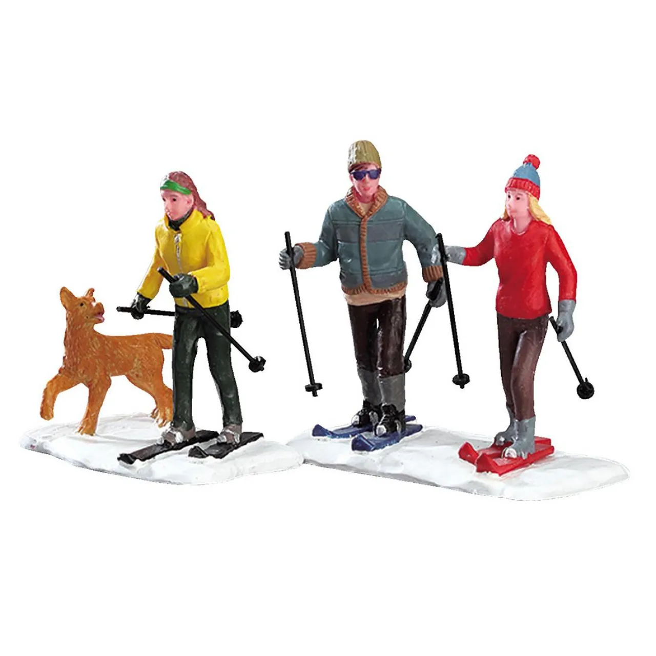 Village De Noël Lemax|LEMAX Personnages Promenade entre amis