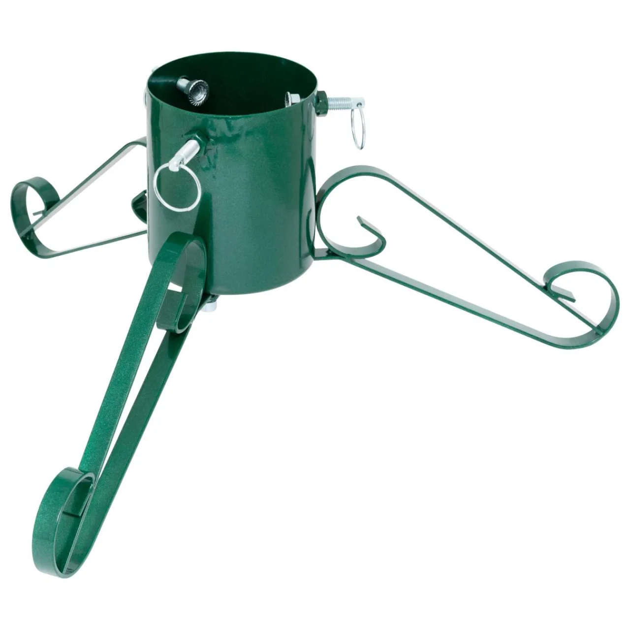 Cache Pied Sapin|JJA Pied de sapin en métal (D56 cm) Arabesque Vert