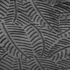 Plaid Et Jeté|ATMOSPHERA Plaid doux (150 cm) 3D Feuille Gris