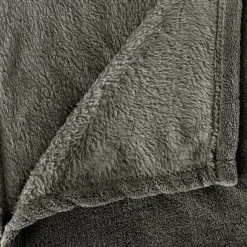 Plaid Et Jeté|ATMOSPHERA Plaid doux (230 cm) Tendresse Gris