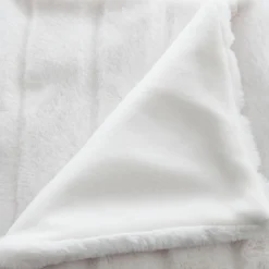 Plaid Et Jeté|ATMOSPHERA Plaid doux (120 x 160 cm) Manoir Blanc