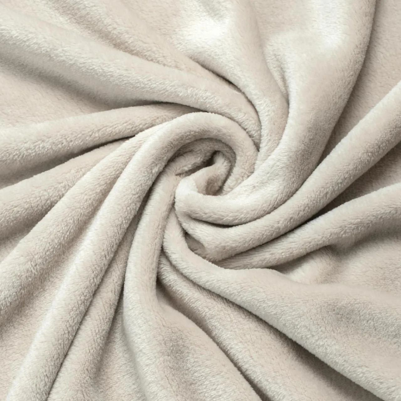 Plaid Et Jeté|EMINZA Plaid doux flanelle (125 x 150 cm) Didou grège Beige