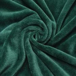 Plaid Et Jeté|EMINZA Plaid doux flanelle (180 x 230 cm) Didou Vert