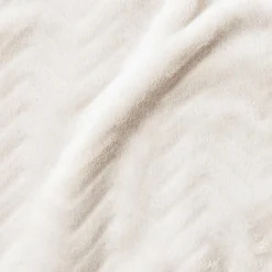 Plaid Et Jeté|EMINZA Plaid doux flanelle (125 x 150 cm) Zag Ecru