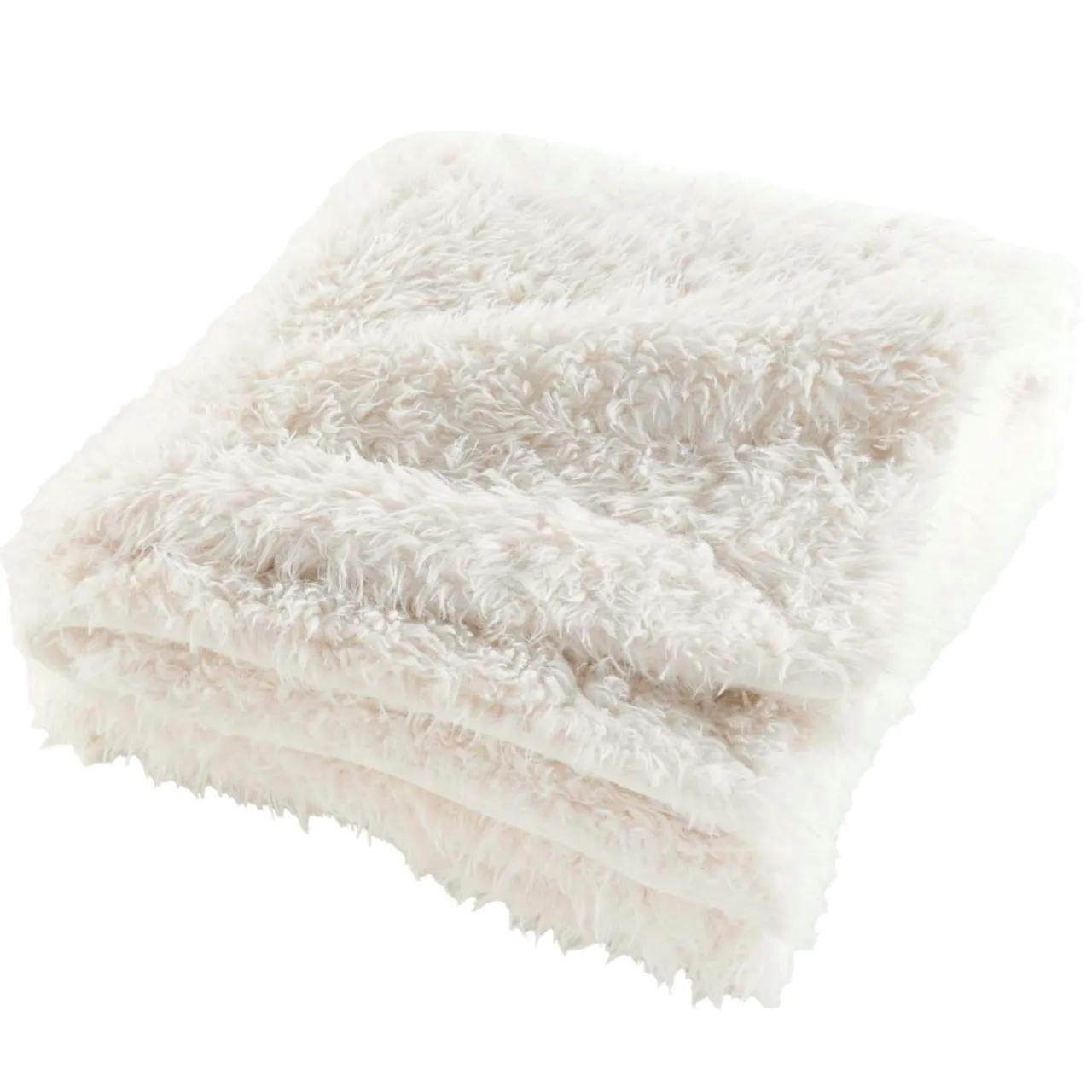 Plaid Et Jeté|douceur d'intu017drieur Plaid fausse fourrure (220 x 240 cm) Mouton Ecru