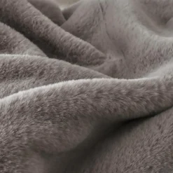 Plaid Et Jeté|EMINZA Plaid fausse fourrure (140 x 200 cm) Finn Taupe