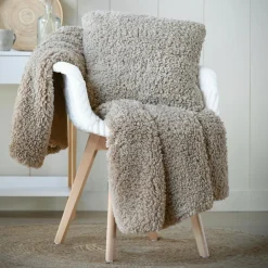 Plaid Et Jeté|STOF Plaid fausse fourrure (130 x 150 cm) Dudley Taupe