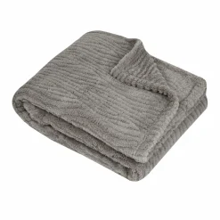 Plaid Et Jeté|LOVELY CASA Plaid polaire (160 cm) Columbia Beige