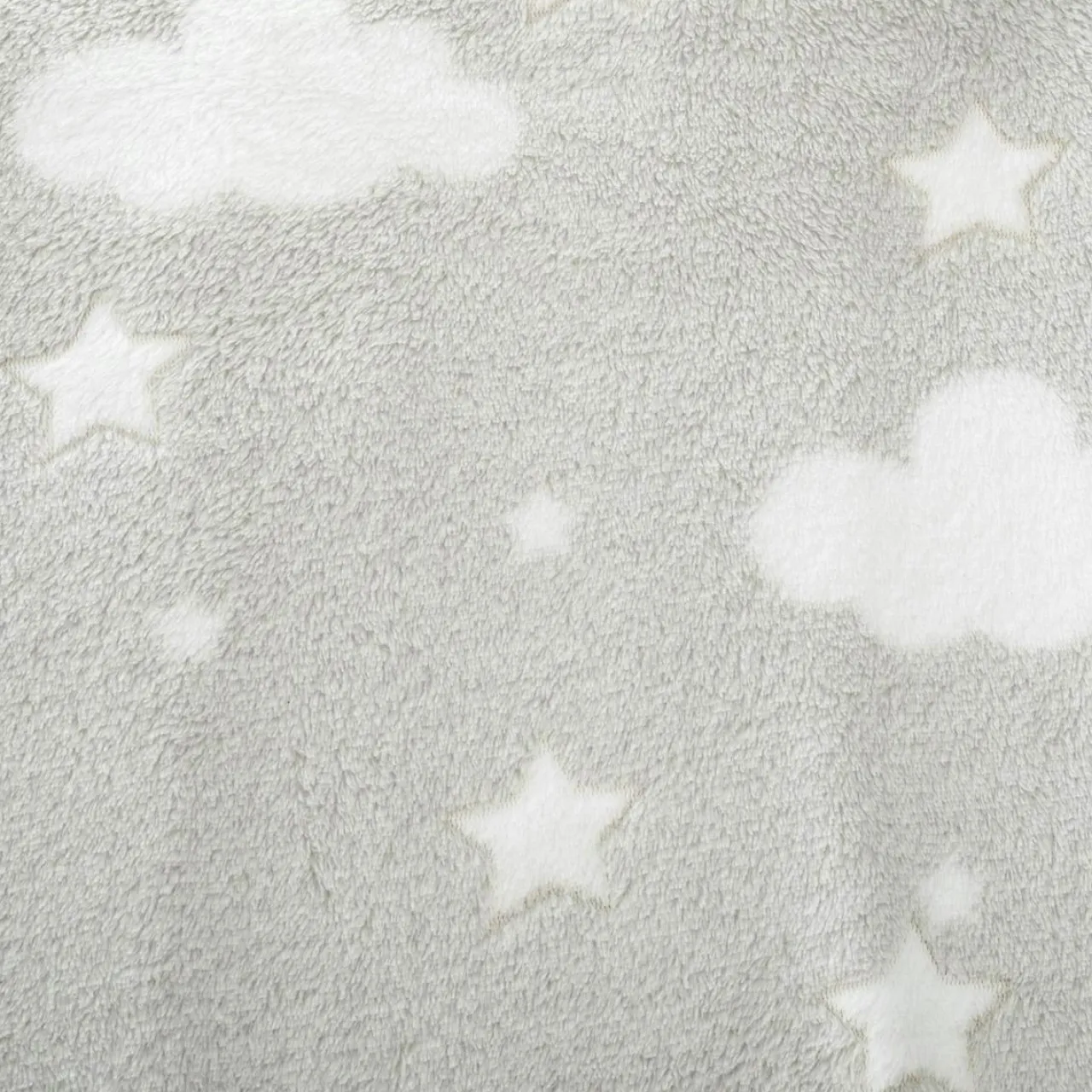 Coussin Et Plaid Enfant|Coussin Et Plaid Enfant|Atmosphera createur d'interieur for kids Plaid polaire phosphorescent enfant (125 x 150 cm) Voie lactée Gris clair