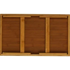 Objet Déco|ATMOSPHERA Plateau de Petit Dejeuner (50 x H23 cm) Bambou Marron