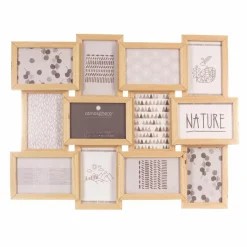 Toile, Cadre, Déco Murale|ATMOSPHERA Pêle-mêle 12 photos (10 x 15 cm) Nature Bois