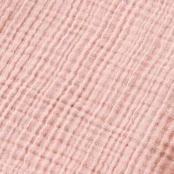 Coussin Et Plaid Enfant|Coussin Et Plaid Enfant|EMINZA Poncho de bain enfant gaze de coton 6/10 ans Gaïa Rose Pêche