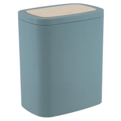 Accessoire Salle De Bain|TENDANCE Poubelle salle de bain 5L Cosy Vert sauge