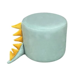 Petit Meuble Enfant|EMINZA Pouf enfant (H25 cm) Dino Vert