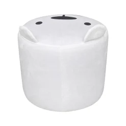 Petit Meuble Enfant|EMINZA Pouf enfant (H25 cm) Ourson Blanc