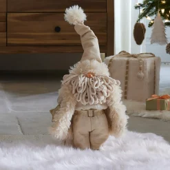 Père Noël, Animaux Et Personnage|KAEMINGK Père Noël décatif debout (H48 cm) Etoile scandinave dée Or