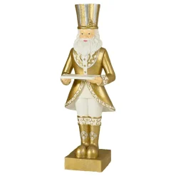 Personnage, Objet Grand Format|Père Noël, Animaux Et Personnage|EMINZA Père Noël Géant (H175 cm) Gabriel costumé Or