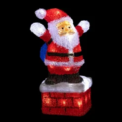 Père Noël, Animaux Et Personnage|Déco Et Objet Lumineux|Feeric Lights & Christmas Père Noël lumineux 40 LED (H30 cm) Gaston Blanc froid