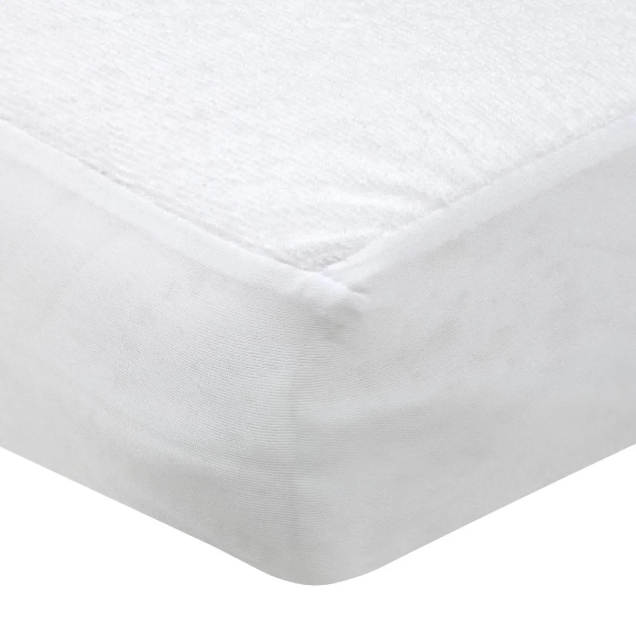 Protection De Literie|STOF Protège-matelas alèse éponge imperméable (90 x 190 cm) Sonia Blanc