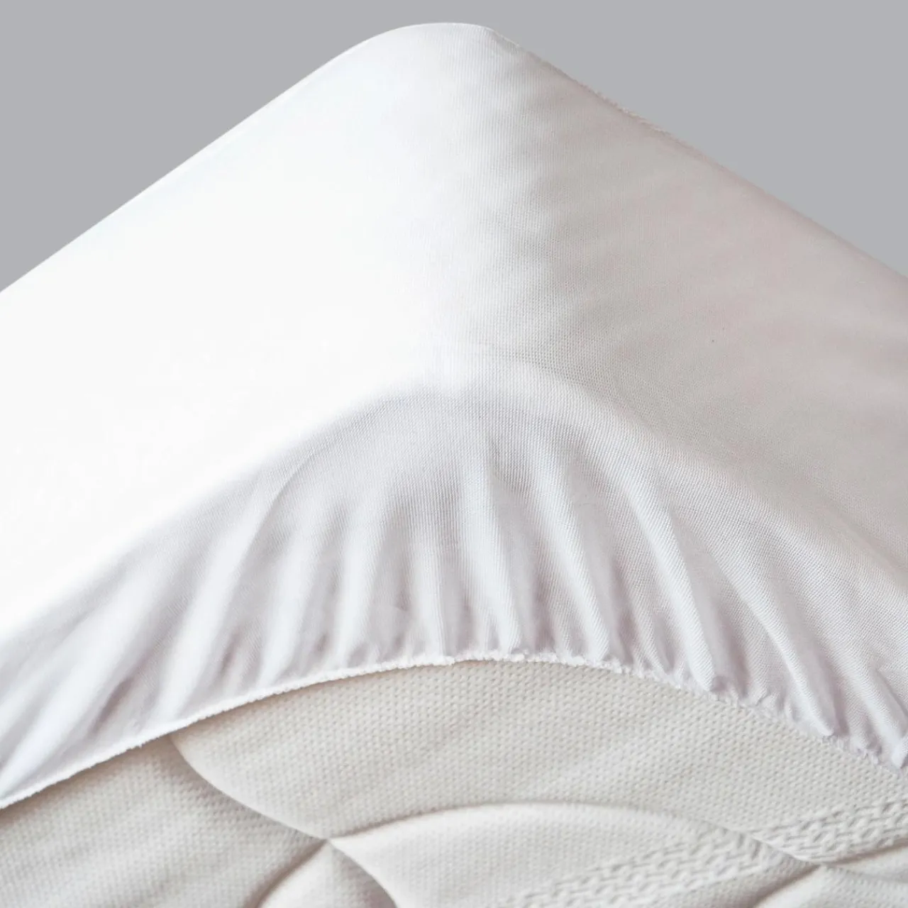 Protection De Literie|STOF Protège-matelas imperméable (90 x 190 cm) Tricia Blanc