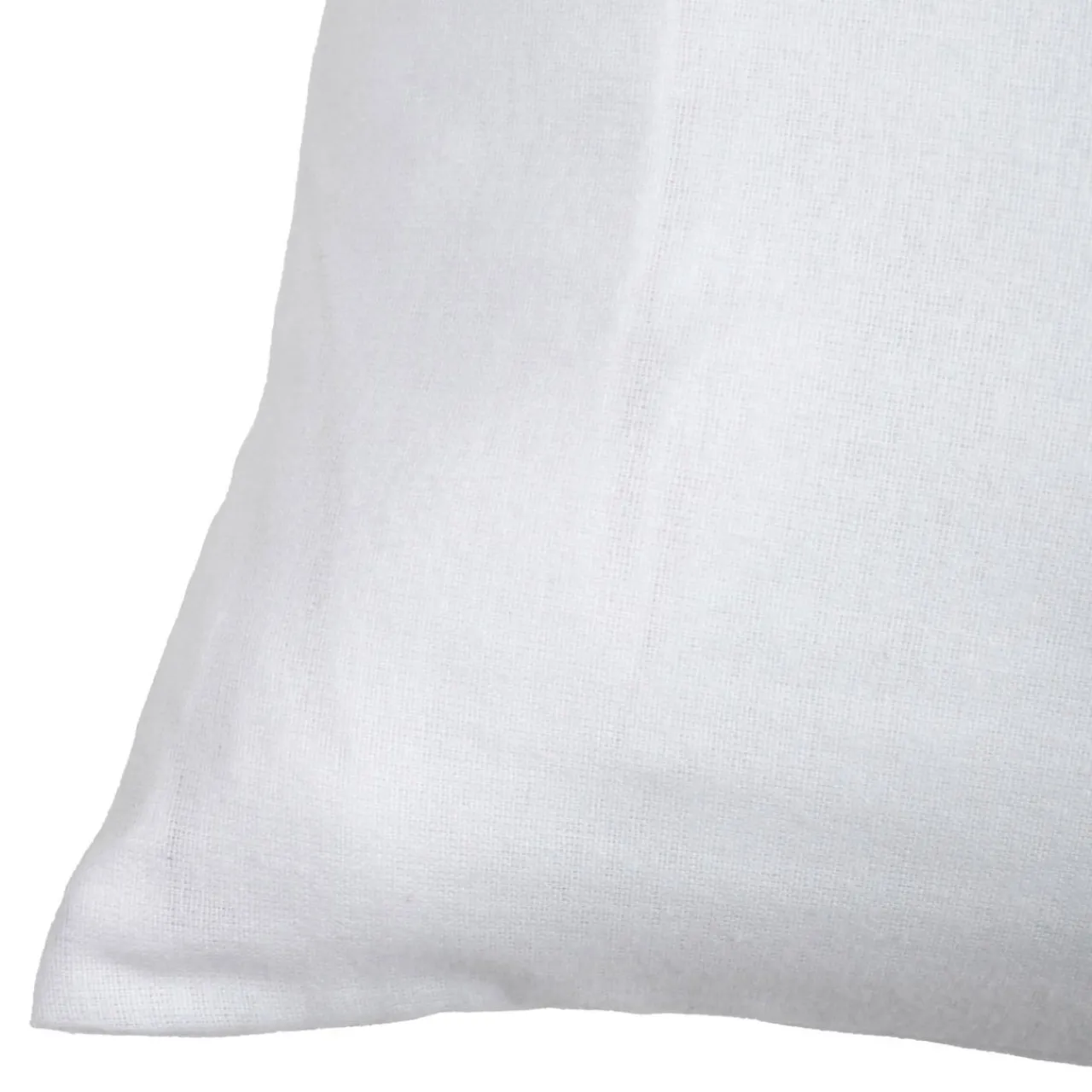 Protection De Literie|STOF Protège-oreiller carré (60 x 60 cm) Serena Blanc