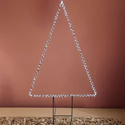 Déco Et Objet Lumineux|KAEMINGK Pyramide lumineuse 180 LED (H77 cm) Sapin Blanc chaud