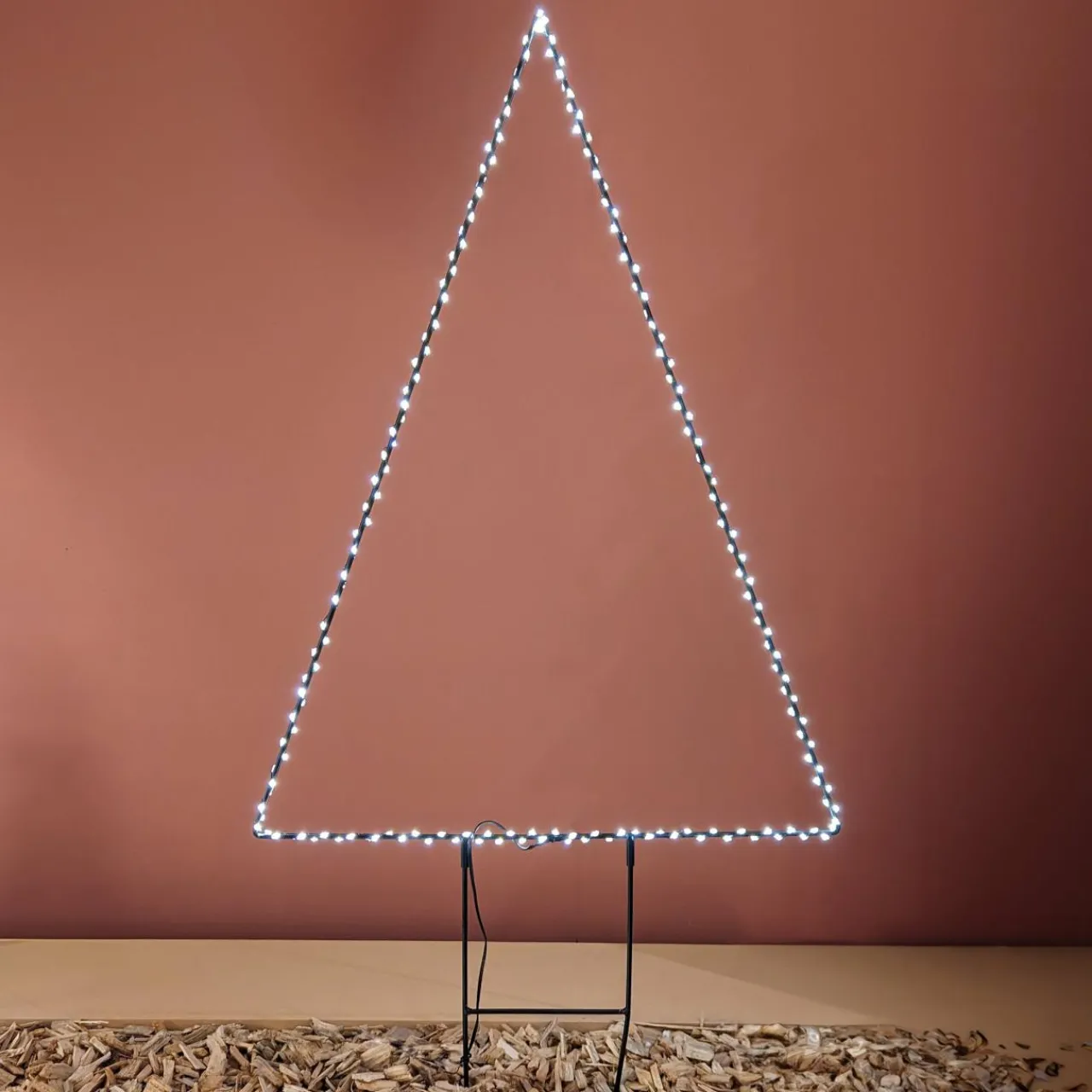 Déco Et Objet Lumineux|KAEMINGK Pyramide lumineuse 180 LED (H77 cm) Sapin Blanc chaud