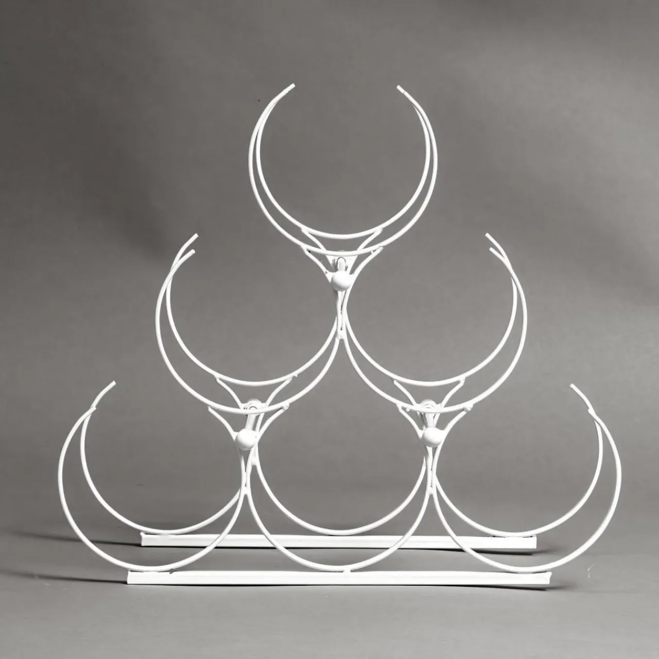 Range Bouteilles|EMINZA Range-bouteilles métal (H28 cm) Noa Blanc