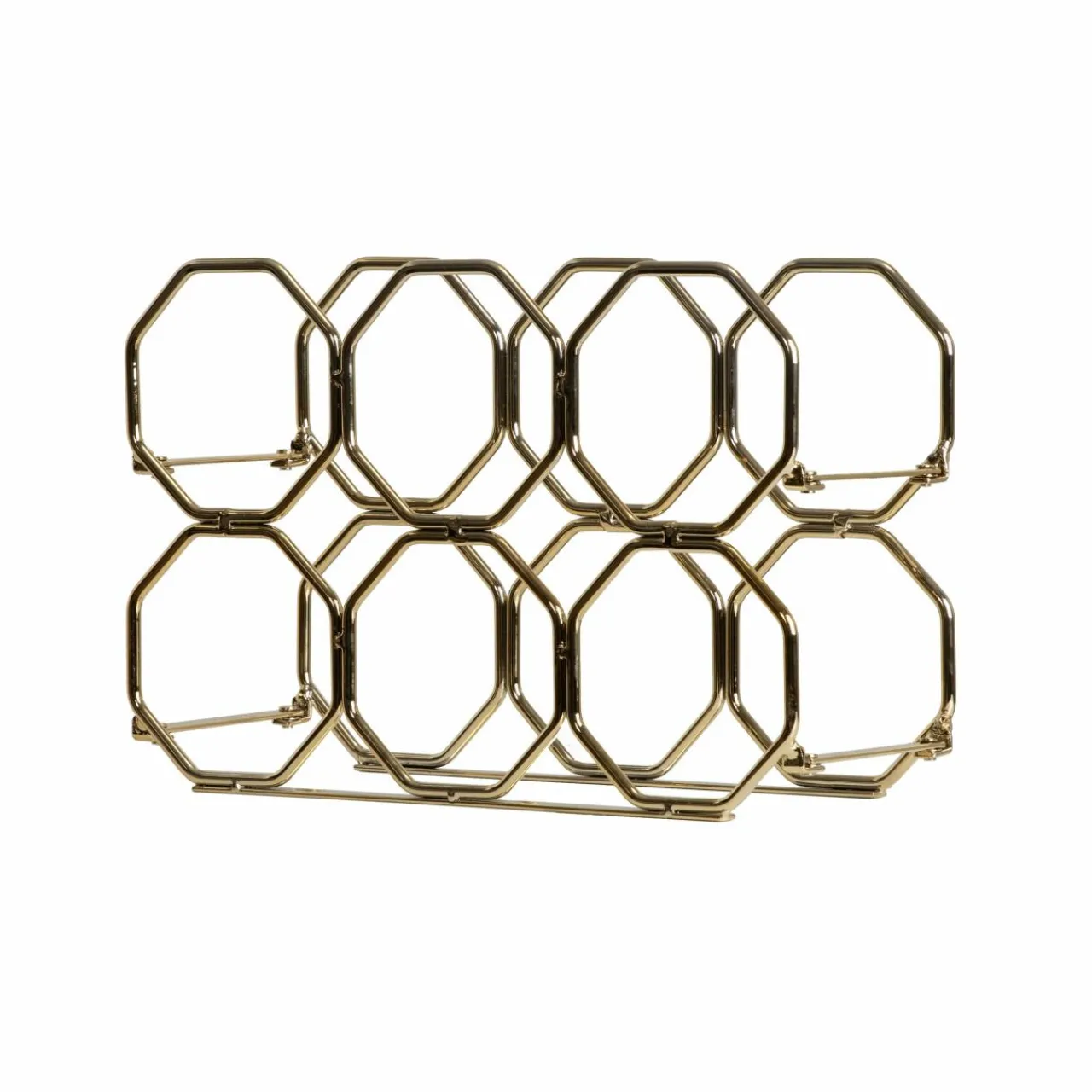 Range Bouteilles|EMINZA Range-bouteilles métal pliable (H22 cm) Elio Or