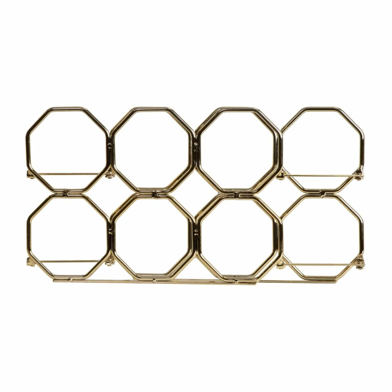 Range Bouteilles|EMINZA Range-bouteilles métal pliable (H22 cm) Elio Or