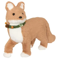 Père Noël, Animaux Et Personnage|JJA Renard de Noël (H32 cm) César Marron clair