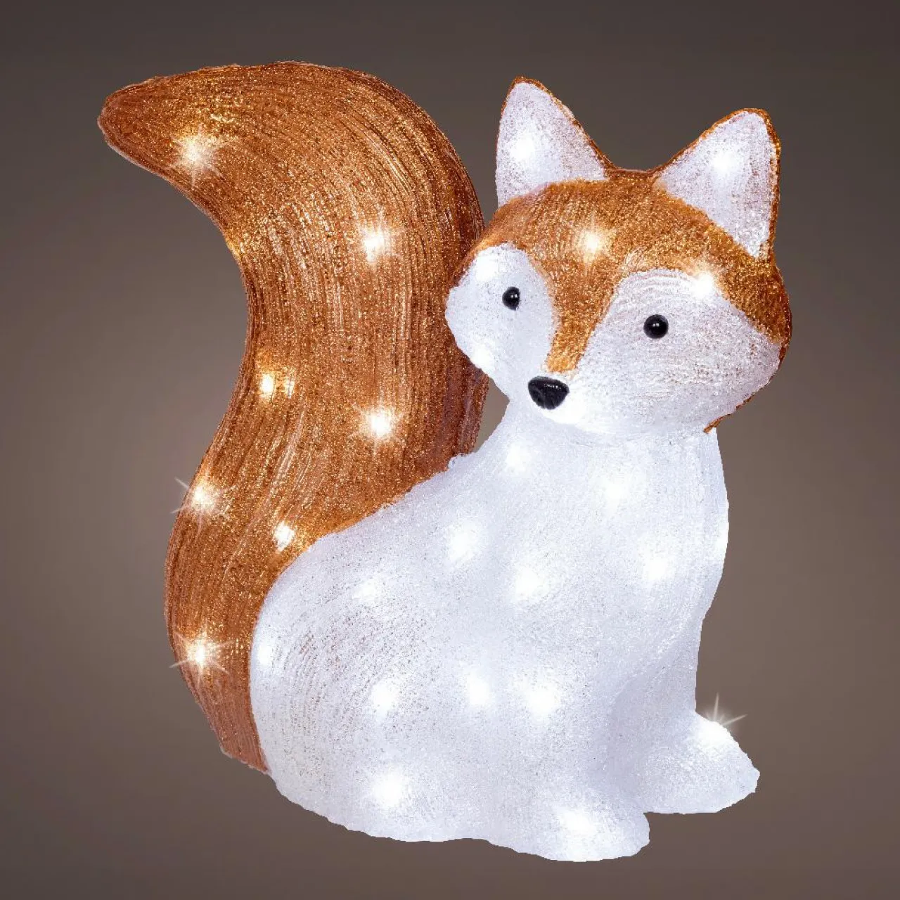 Père Noël, Animaux Et Personnage|Déco Et Objet Lumineux|EMINZA Renard Lumineux 60 LED (H37 cm) Léonard Blanc froid