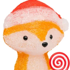 Déco Et Objet Lumineux|JJA Renard lumineux solaire 30 LED (H30 cm) Edgar Marron