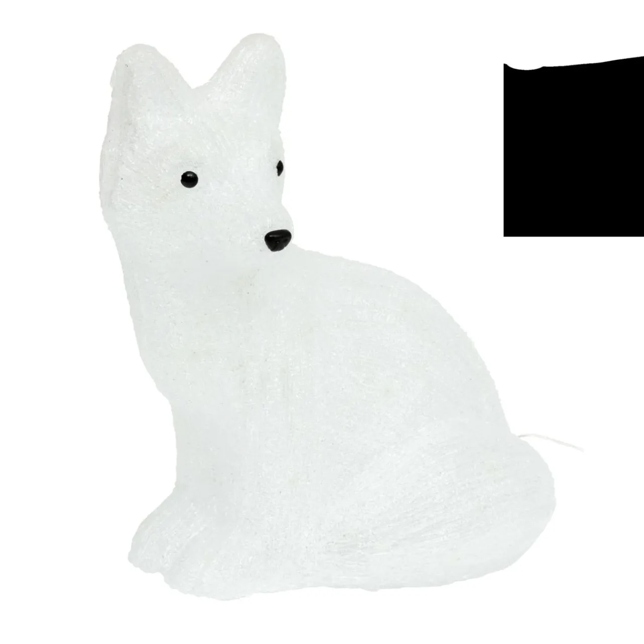 Déco Et Objet Lumineux|JJA Renard lumineux solaire 40 LED (H40 cm) Yuki froid Blanc