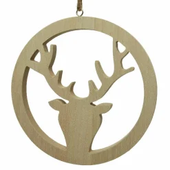 Décoration De Sapin|KAEMINGK Renne à suspendre (H28 cm) Paulow Naturel