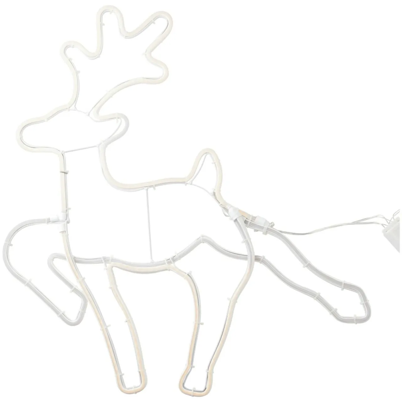 Déco Et Objet Lumineux|KOOPMAN Renne de Noël lumineux 343 LED (H59 cm) Néon Moov light Blanc chaud