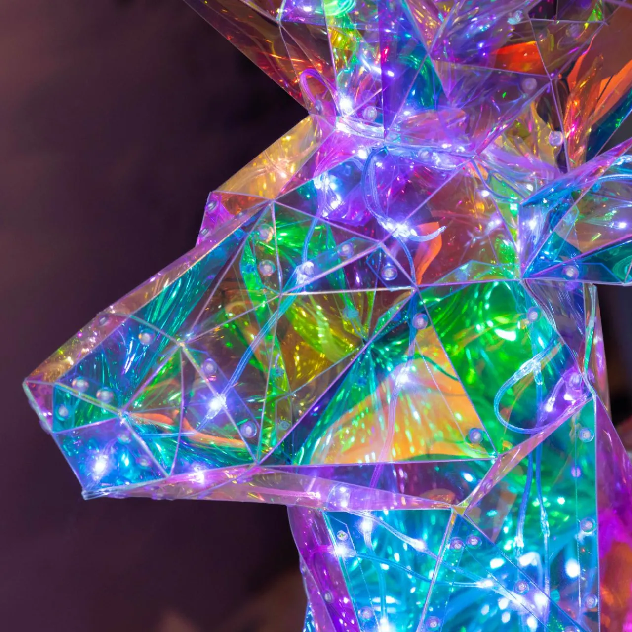 Personnage, Objet Grand Format|Père Noël, Animaux Et Personnage|KAEMINGK Renne lumineux 145 Micro LED (H105 cm) Ice Blanc froid