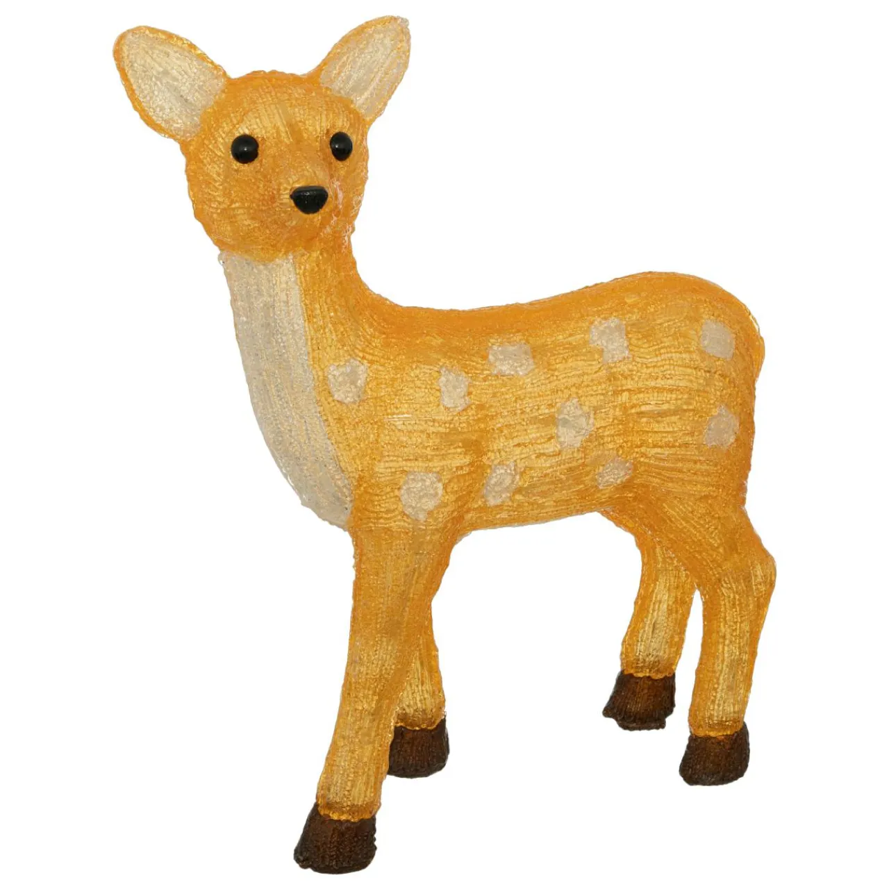 Déco Et Objet Lumineux|FEERIC LIGHTS Renne lumineux solaire 50 LED (H48 cm) Biche Blanc froid