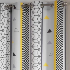 Rideau|DOUCEUR D'INTERIEUR Rideau (140 x 260 cm) Yellow Mix Jaune