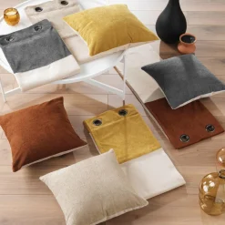 Rideau|EMINZA Rideau bouclette (140 x 240 cm) Ava Camel