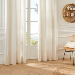 Rideau|ATMOSPHERA Rideau bouclette (140 x 260 cm) Jaiko Blanc