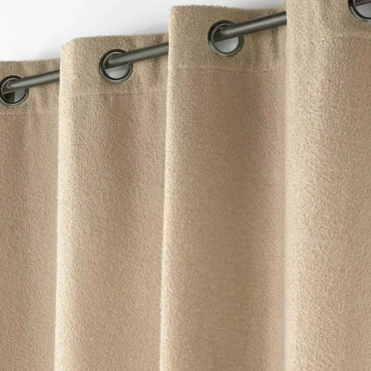Rideau|DOUCEUR D'INTERIEUR Rideau bouclette (140 x 240 cm) Wooly Beige