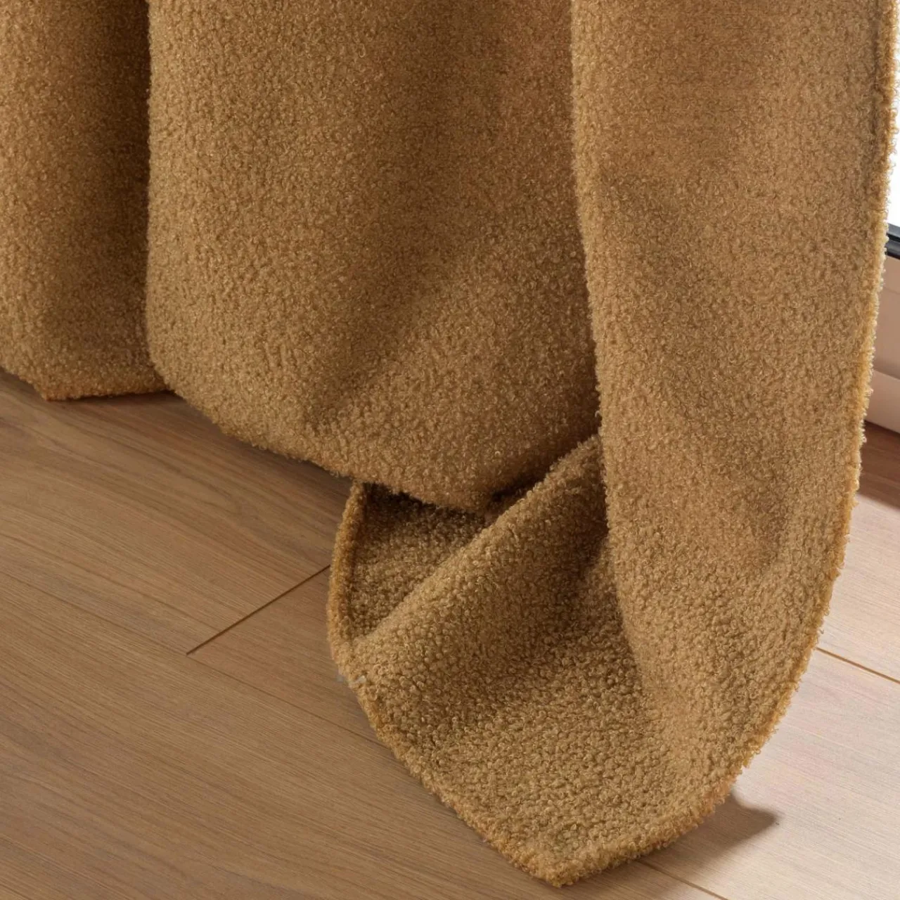 Rideau|DOUCEUR D'INTERIEUR Rideau bouclette (140 x 240 cm) Wooly Camel