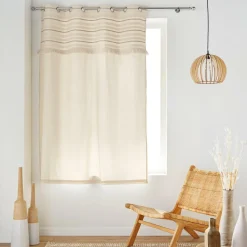 Rideau|douceur d'intu017drieur Rideau coton (140 x 180 cm) Atlas Beige